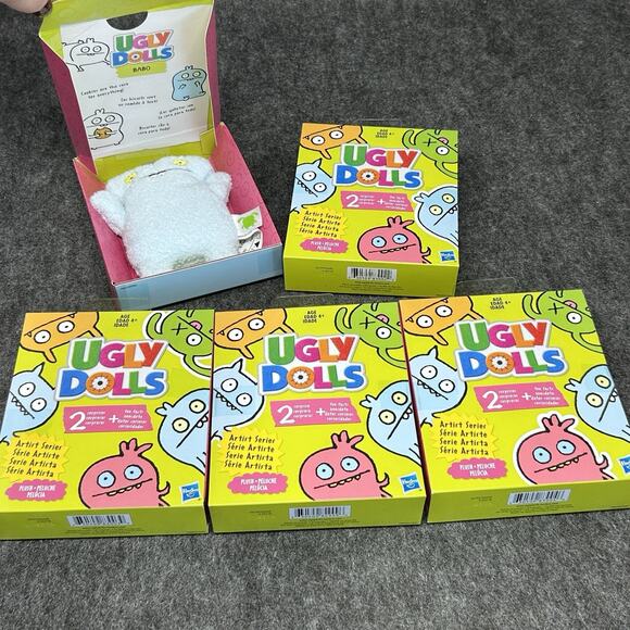 UglyDolls Artist Series Plush 4pc Bundle - 3 New in Box/Sealed 1 Open Box Age 4+ - Picture 6 of 9